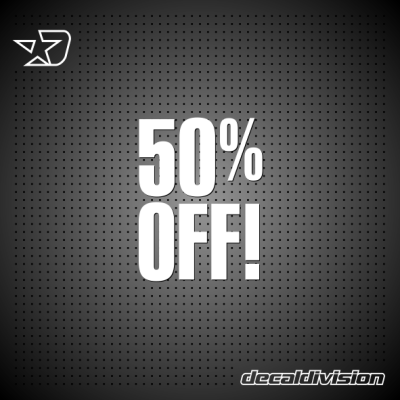 50% Off Sticker - Compact